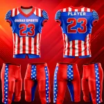American Football uniform