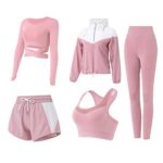 Women's Premium Pastel 5-Piece Activewear Capsule Set